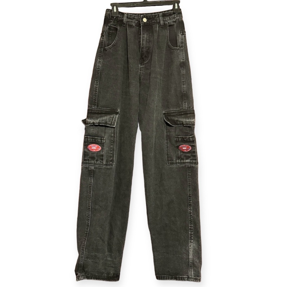 SHEIN High Waist Slant Pocket Cargo JeansSize XS